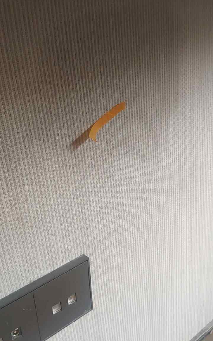 昆明验房现场照片 · 主卧 · 墙面渗水